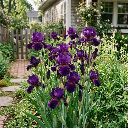 50 Purple Bearded Iris Seeds for Planting - Variety for Home Gardening