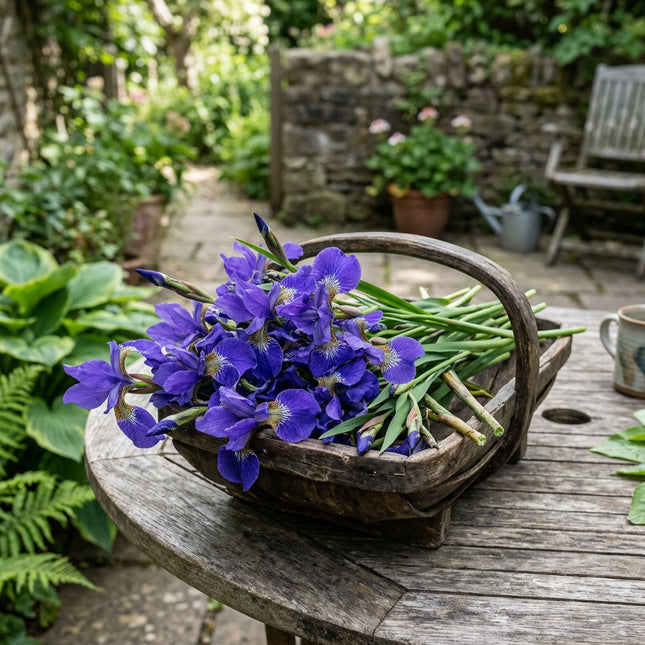 50 Siberian Blue Iris Seeds for Planting - Variety for Home Gardening