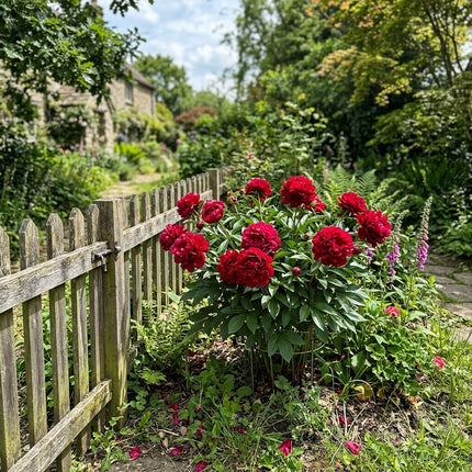 50 Red Peony Seeds for Planting - Premium Heirloom Red Peony Seeds for Elegant Home Garden Blooms