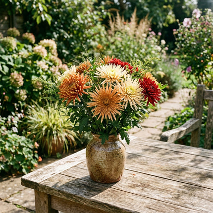 50 Premium Brush Chrysanthemum Seeds - Beautiful Garden Flowers for Planting