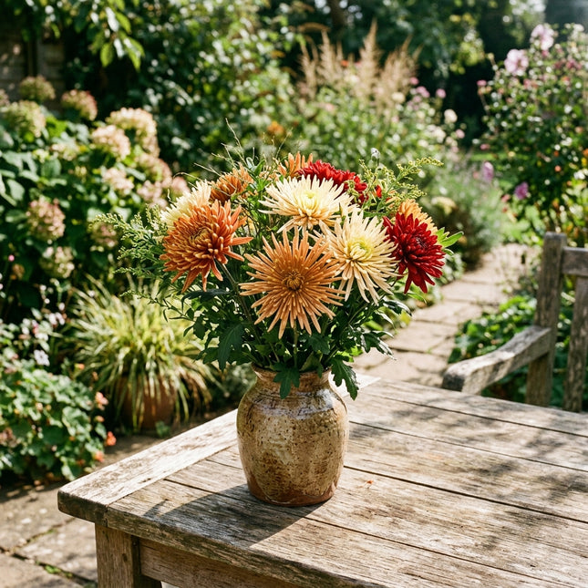 50 Premium Brush Chrysanthemum Seeds - Beautiful Garden Flowers for Planting