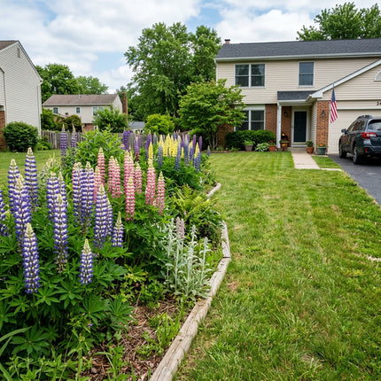 100 Lupine Seeds for Planting - Heirloom Lupine Flower Seeds for Home Garden