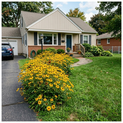 500 Yellow Black-Eyed Susan Seeds for Planting - Heirloom Yellow Black-Eyed Susan Flower Seeds for Home Garden