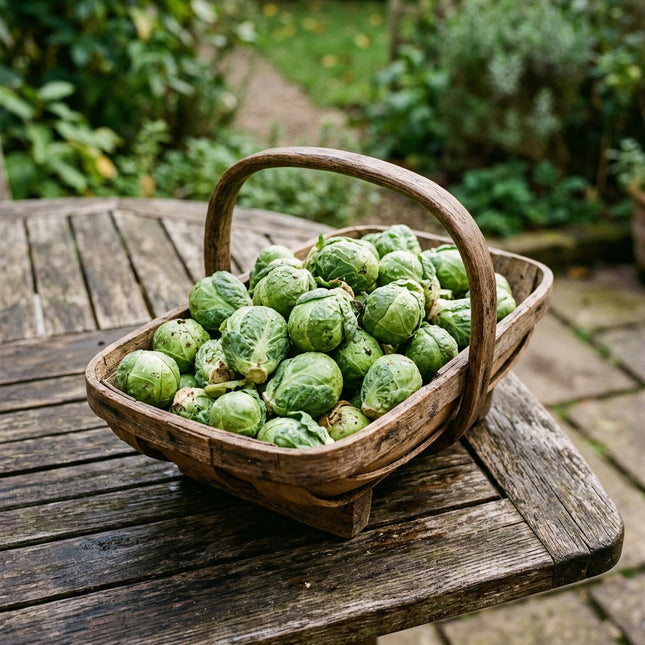 100 Brussels Sprouts Seeds for Planting - Premium Variety for Home Gardening