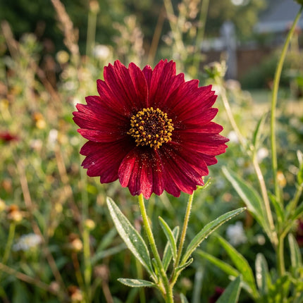 100 Ruby Red Coreopsis Seeds for Planting - Vibrant Heirloom Perennial Garden Floral Decor, Easy to Grow Outdoor Landscape Blooms, Beautiful Coreopsis Plants
