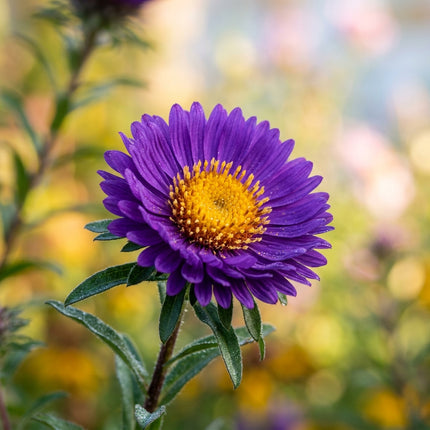 50 Purple Aster Seeds for Planting - Vibrant Heirloom Perennial Garden Floral Decor, Easy to Grow Outdoor Landscape Blooms, Beautiful Aster Plants