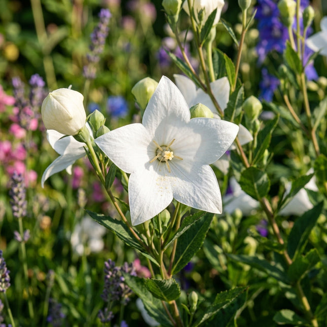 White Balloon Flower Seeds - 500 Seeds