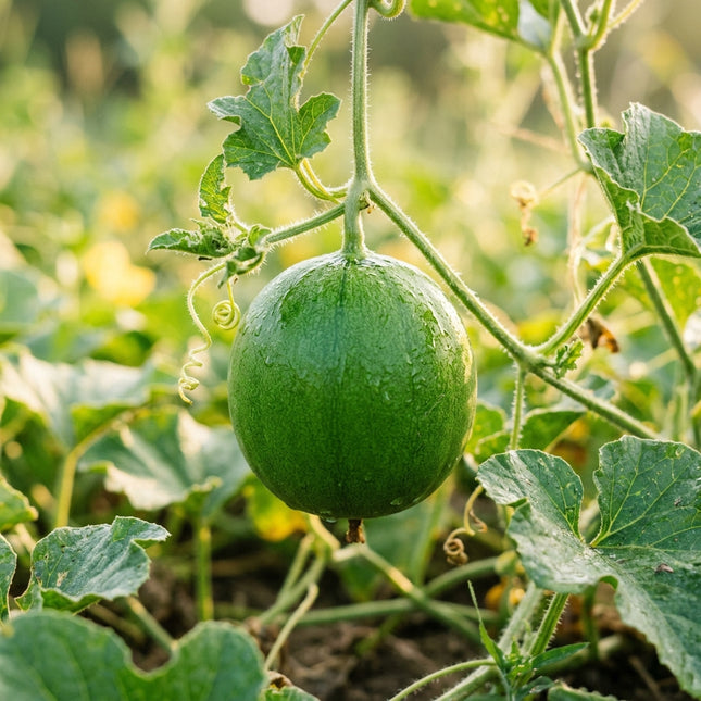 50 Emerald Sweet Melon Seeds for Planting - Premium Heirloom Emerald Sweet Melon Seeds for Home Garden