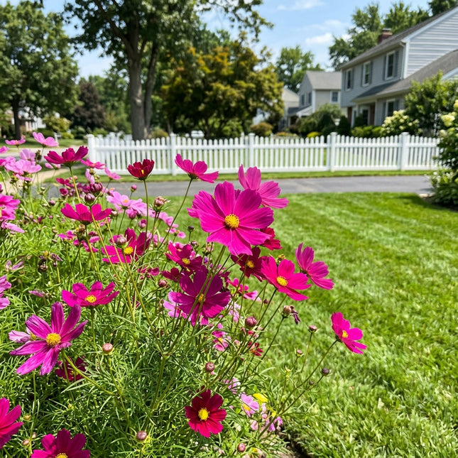 100 Magenta Cosmos Seeds Nature Inspired Landscape - Stunning Yard Decor, Cut Flower Arrangements