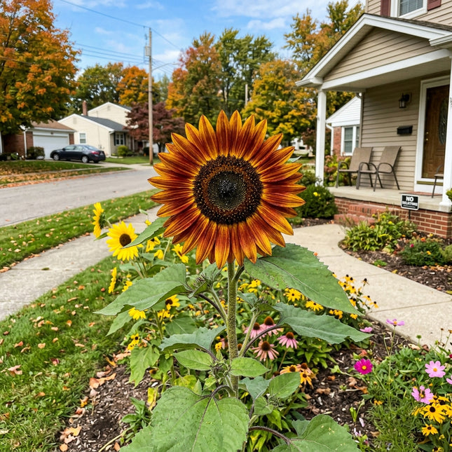 100 Autumn Beauty Sunflower Seeds for Home Garden - Premium Heirloom Seeds, Fast Growing