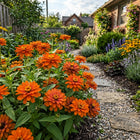 Fast-Growing Orange Zinnia Seeds - 100 Seeds
