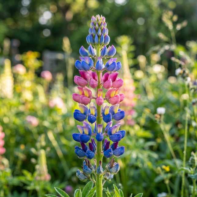 100 Mix Color Russell Lupine Seeds for Planting - Vibrant Heirloom Perennial Garden Floral Decor, Easy to Grow Outdoor Landscape Blooms, Beautiful Russell Lupine Plants