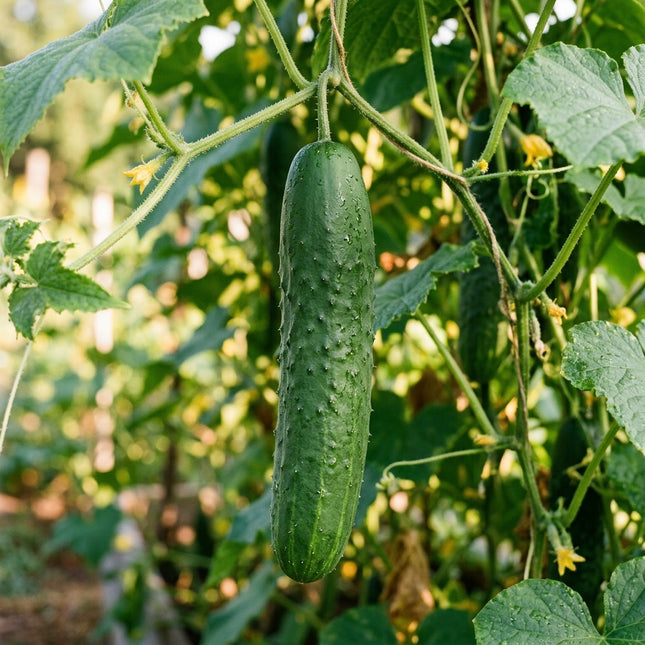 100 Long Burpless Cucumber Seeds for Planting - Premium Heirloom Long Burpless Cucumber Seeds for Home Garden