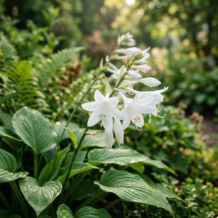 50 White Flowering Hosta Seeds for Planting - Beautiful Garden Plants - Easy to Grow