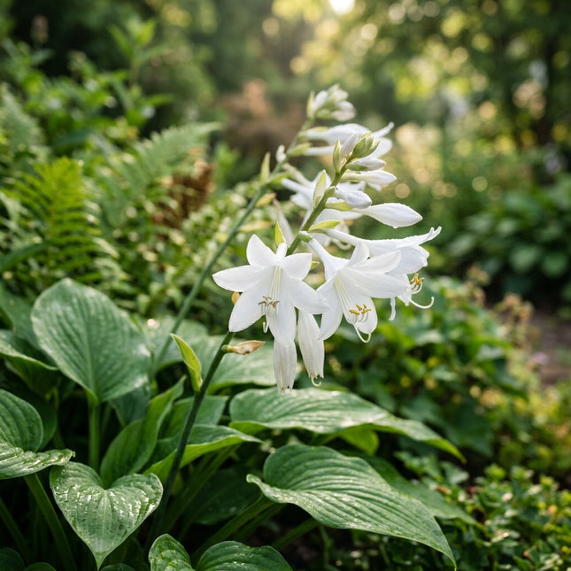 50 White Flowering Hosta Seeds for Planting - Beautiful Garden Plants - Easy to Grow