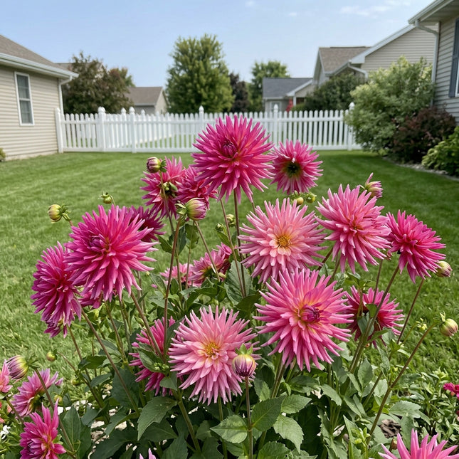 Breathtaking 50 Dahlia Flower Seeds, Cactus Pink - Beautiful Perennial Flowers, Heirloom Floral Blooms, Beginner Friendly Planting