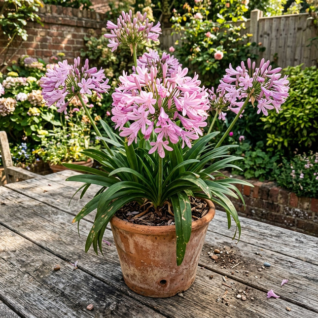 50 Pink African Lily Seeds for Planting - Premium Heirloom Pink African Lily Seeds for Home Garden