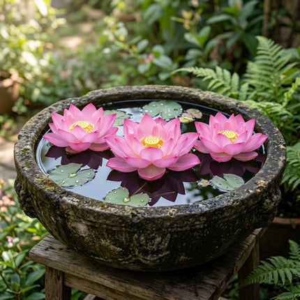 20 Sacred Water Lotus Seeds for Planting - Heirloom Seed Blend for Home Garden