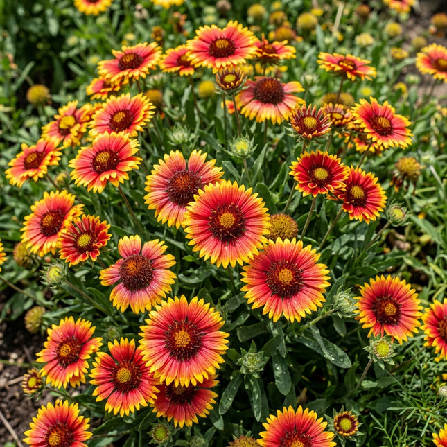 100 Bicolor Gaillardia Seeds for Planting - Vibrant Heirloom Perennial Garden Floral Decor, Easy to Grow Outdoor Landscape Blooms, Beautiful Gaillardia Plants