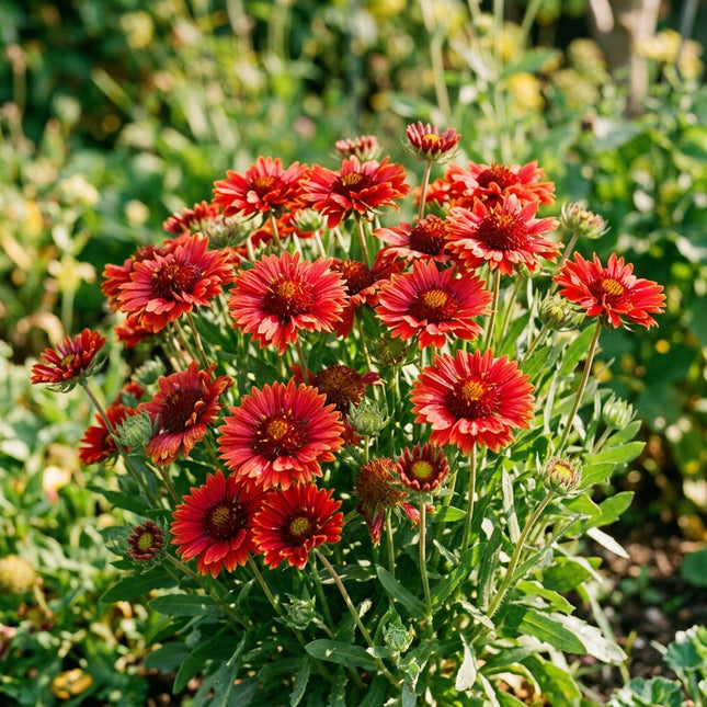 100 Red Gaillardia Seeds for Planting - Vibrant Heirloom Perennial Garden Floral Decor, Easy to Grow Outdoor Landscape Blooms, Beautiful Gaillardia Plants