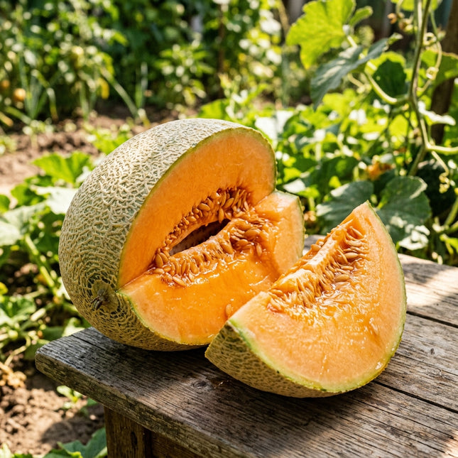 25 Xinjiang Hami Melon Seeds for Planting - Premium Heirloom Xinjiang Hami Melon Seeds for Home Garden
