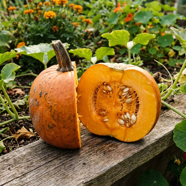 15 Sugar Pie Pumpkin Seeds for Planting - Premium Heirloom Sugar Pie Pumpkin Seeds for Home Garden