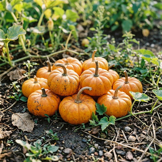 15 Mini Jack Be Little Pumpkin Seeds for Planting - Premium Heirloom Mini Jack Be Little Pumpkin Seeds for Home Garden