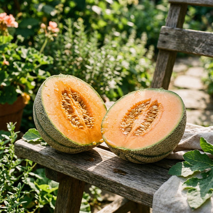 25 Charentais Melon Seeds for Planting - Premium Heirloom Charentais Melon Seeds for Home Garden