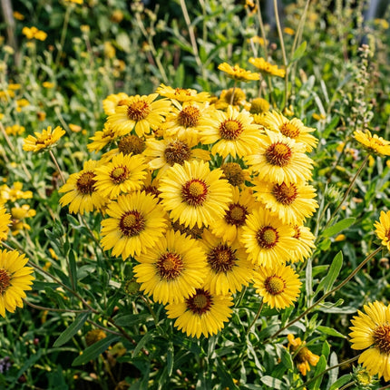100 Yellow Gaillardia Seeds for Planting - Vibrant Heirloom Perennial Garden Floral Decor, Easy to Grow Outdoor Landscape Blooms, Beautiful Gaillardia Plants