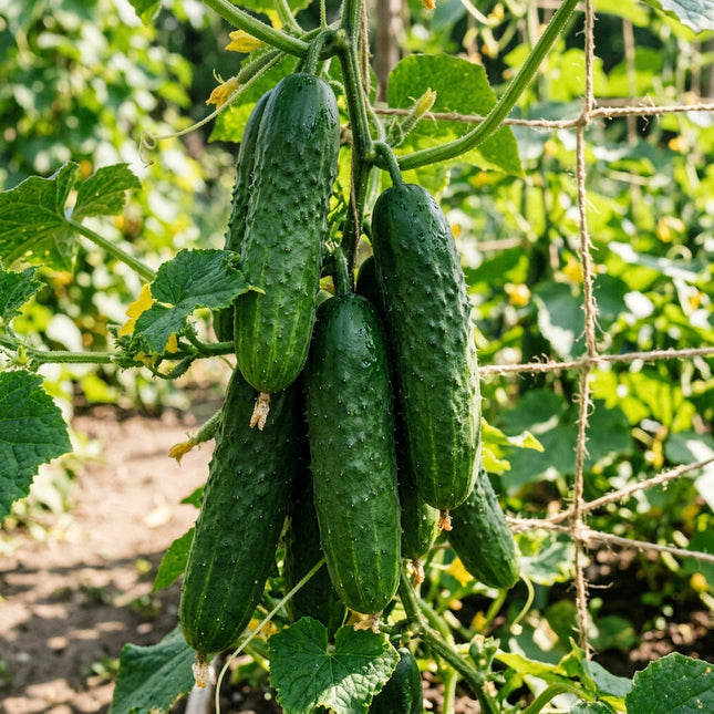 50 Persian Cucumber Seeds for Planting - Premium Heirloom Persian Cucumber Seeds for Home Garden