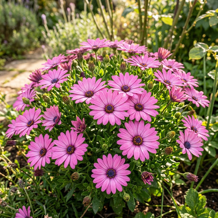 50 Soft Pink South African Marigold Seeds for Planting - Elegant Osteospermum - Beautiful Daisy-like Cut Flowers