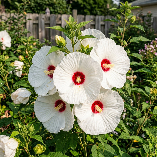 100 White Giant Hibiscus Seeds - Beautiful Garden Plants - Easy to Grow