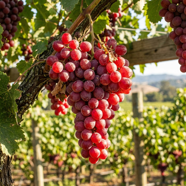 50 Crimson Seedless Red Grape Seeds for Planting - Premium Crimson Seedless Red Grape Seeds for Home Garden