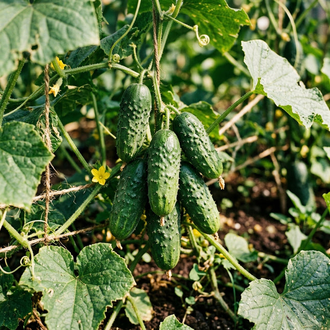 50 Pickling Cucumber Seeds for Planting - Premium Heirloom Pickling Cucumber Seeds for Home Garden