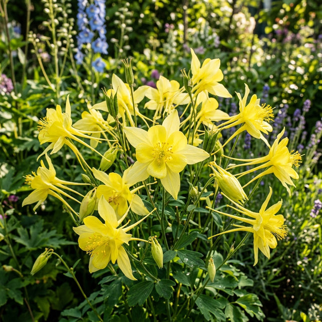 350 Yellow Columbine Seeds for Planting - Vibrant Heirloom Perennial Garden Floral Decor, Easy to Grow Outdoor Landscape Blooms, Beautiful Columbine Plants