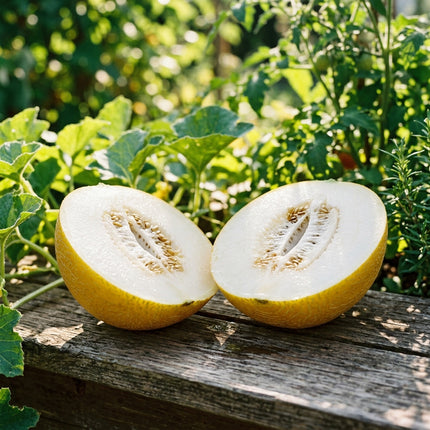 25 Golden Beauty Melon Seeds for Planting - Premium Heirloom Golden Beauty Melon Seeds for Home Garden