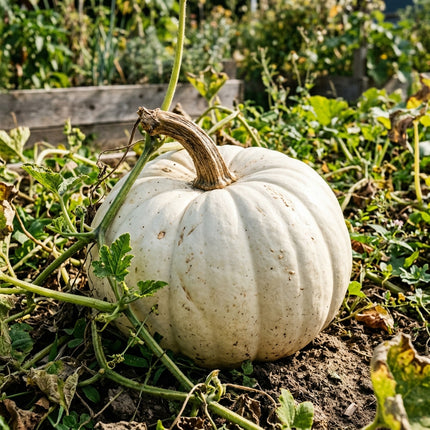 15 White Lumina Pumpkin Seeds for Planting - Premium Heirloom White Lumina Pumpkin Seeds for Home Garden