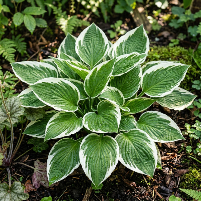 50 Variegated Hosta Seeds for Planting - Beautiful Garden Plants - Easy to Grow