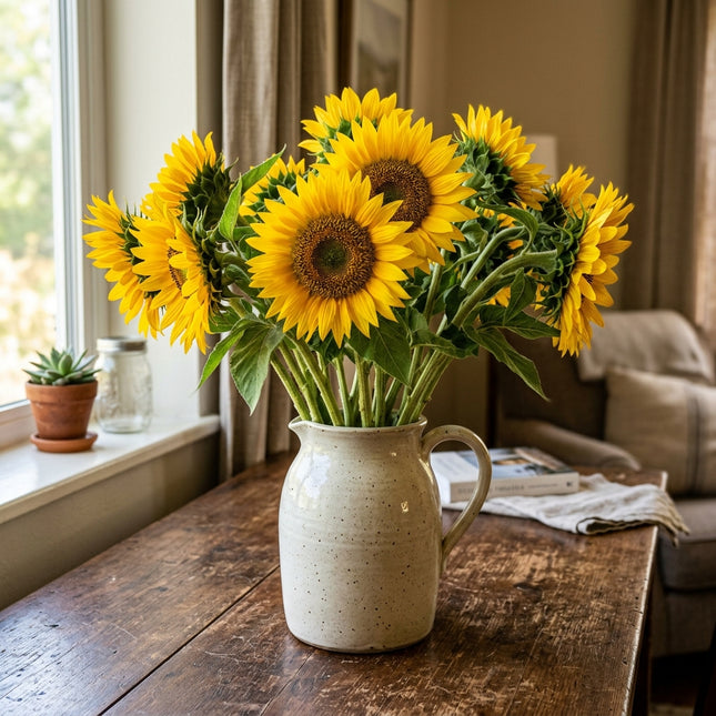 100 Count Mammoth Russian Sunflower Seeds - Long Lasting Patio Blooms, Outdoor Patio Decor, Beautiful Perennial Flowers