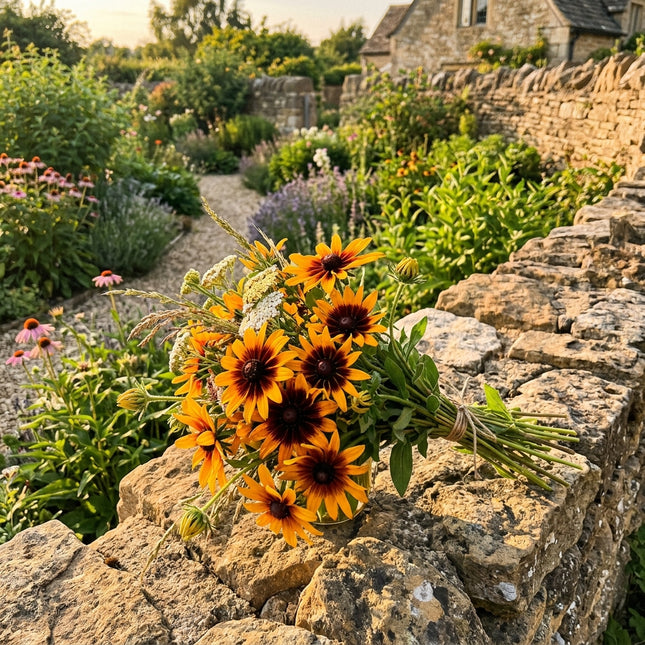 Gorgeous 300 Black Eyed Susan Flower Seeds, Tiger Eye - Vibrant Floral Display, Nature Inspired Landscape, Beginner Friendly Planting