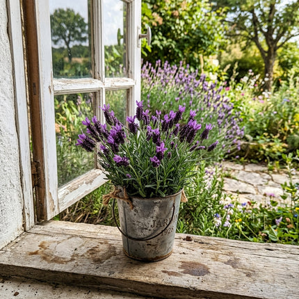 1200 Count Spanish Purple Lavender Seeds - for Garden Borders, Nature Inspired Landscape, Vibrant Floral Display