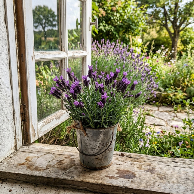 1200 Count Spanish Purple Lavender Seeds - for Garden Borders, Nature Inspired Landscape, Vibrant Floral Display