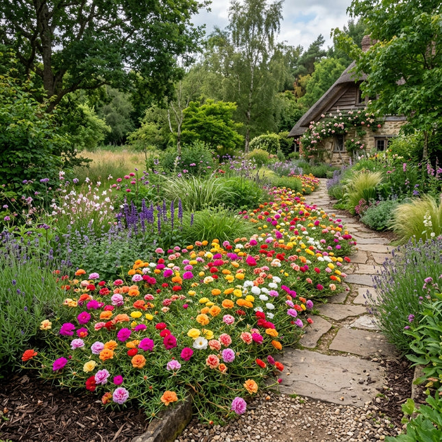 Mixed Double Portulaca Seeds - 500 Seeds