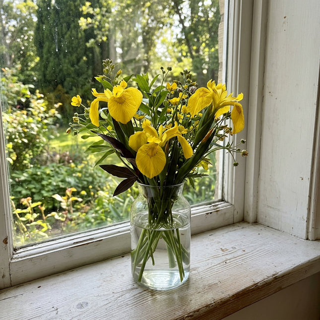 50 Dutch Yellow Iris Seeds Nature Inspired Landscape - Beginner Friendly Planting, Drought Tolerant