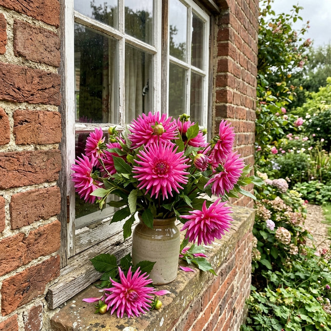 Breathtaking 50 Dahlia Flower Seeds, Cactus Pink - Beautiful Perennial Flowers, Heirloom Floral Blooms, Beginner Friendly Planting