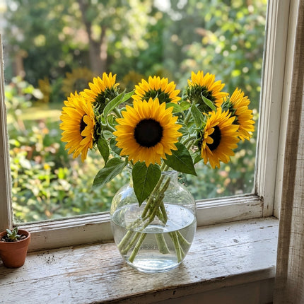Elegant 100 Sunflower Flower Seeds, Suntastic - Cut Flower Arrangements, for Planting, for Garden Borders