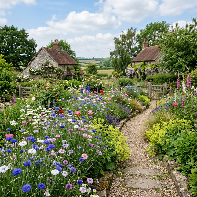 Spectacular 200 Cornflower Flower Seeds, Mixed - Drought Tolerant, Nature Inspired Landscape, Beginner Friendly Planting