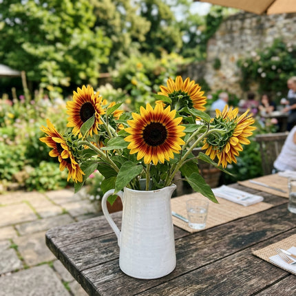 Beautiful 100 Sunflower Flower Seeds, Bicolor Yellow - Vibrant Floral Display, Nature Inspired Landscape, Premium Heirloom Seeds