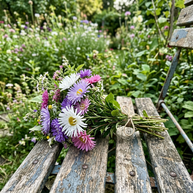 Fresh 50 Spider Aster Seeds for Home Gardening - Beautiful Perennial Flowers, Stunning Yard Decor, Outdoor Patio Decor