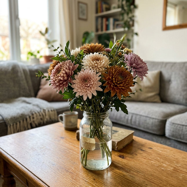 400 Vintage Tone Chrysanthemum Mix Seeds for Planting - Premium Heirloom Vintage Tone Chrysanthemum Mix Seeds for Home Garden Blooms
